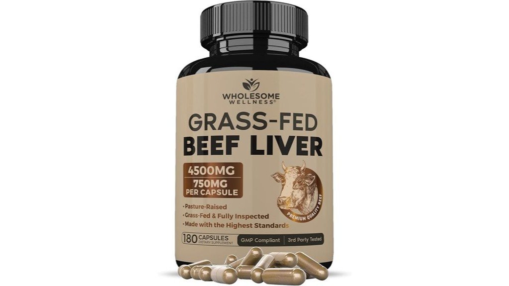natural grass fed beef liver